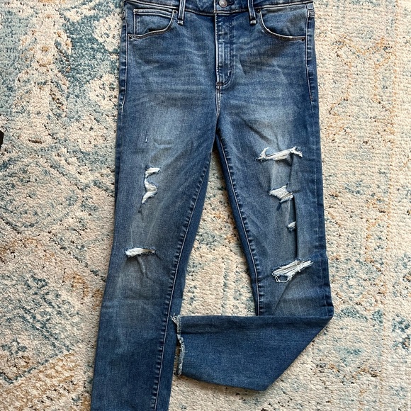 [Abercrombie & Fitch] Simone Distressed High Rise Skinny Jeans- Size 28/6 - Picture 4 of 8